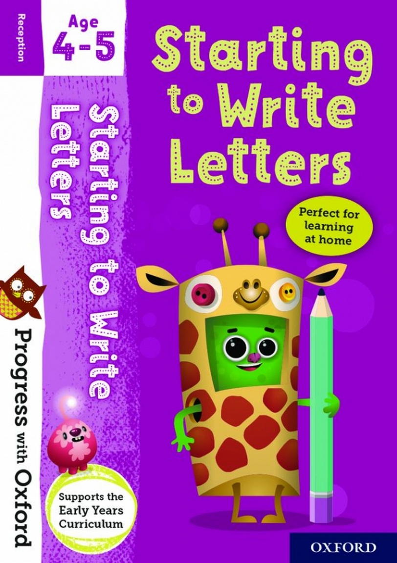 Progress with Oxford Starting to Write Letters Age 4-5 