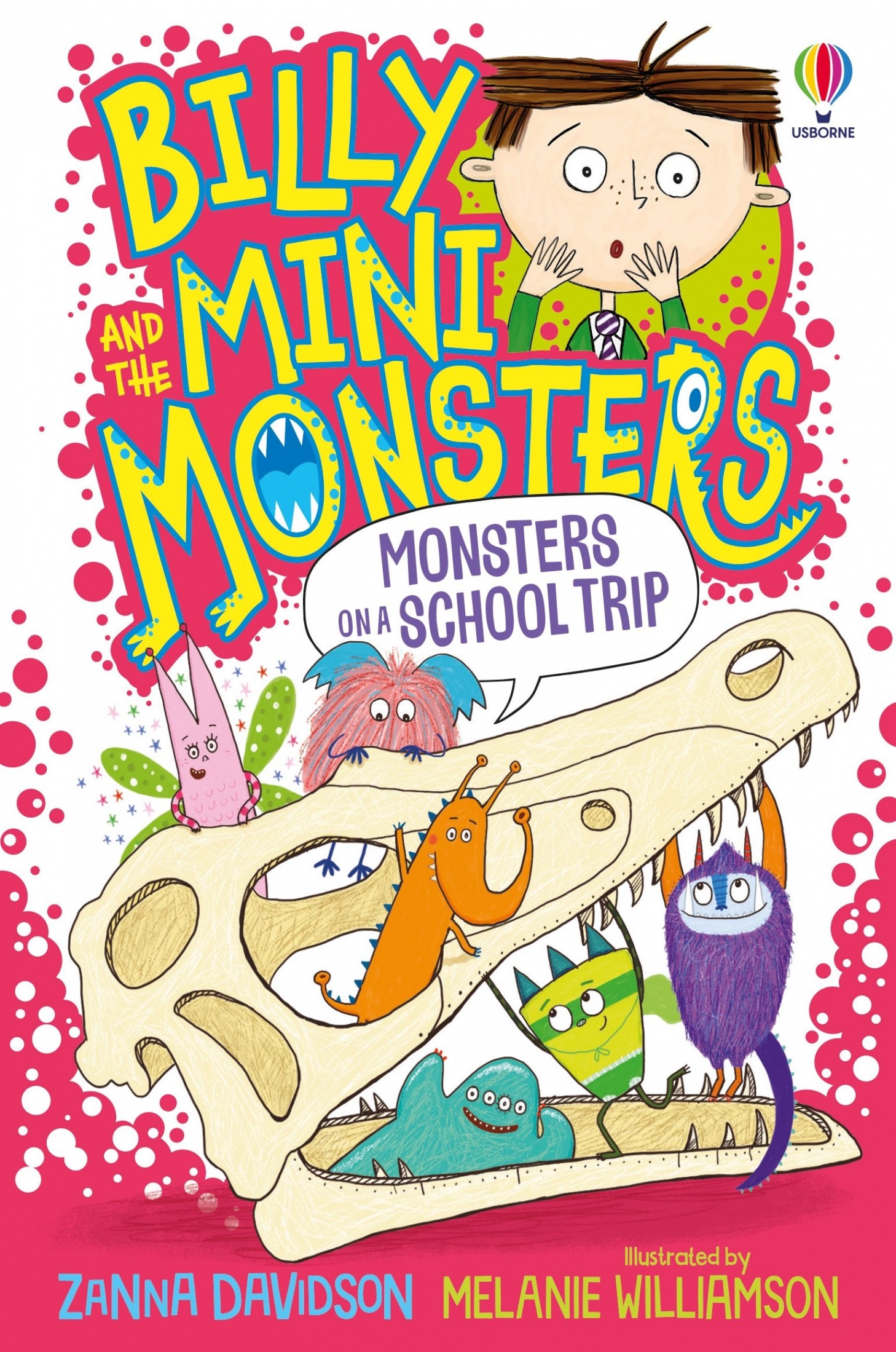 Zanna Davidson Usborne Young Reading 2 Billy and the Mini Monsters - Monsters on a School Trip 