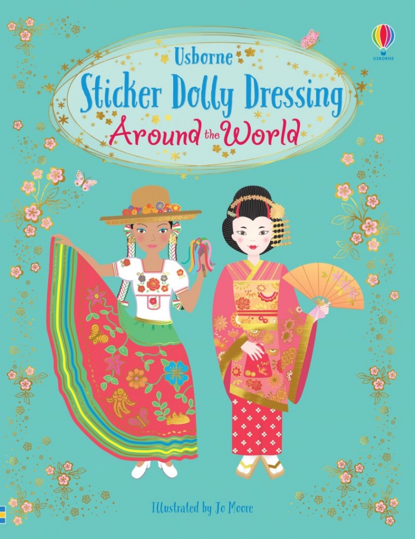 Emily Bone Sticker Dolly Dressing Around the World 
