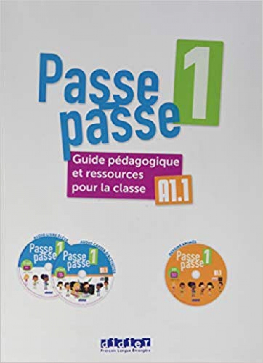 Adam, C. et al. Passe - Passe 1 Guide pedagogique+2 CD MP3+DVD 