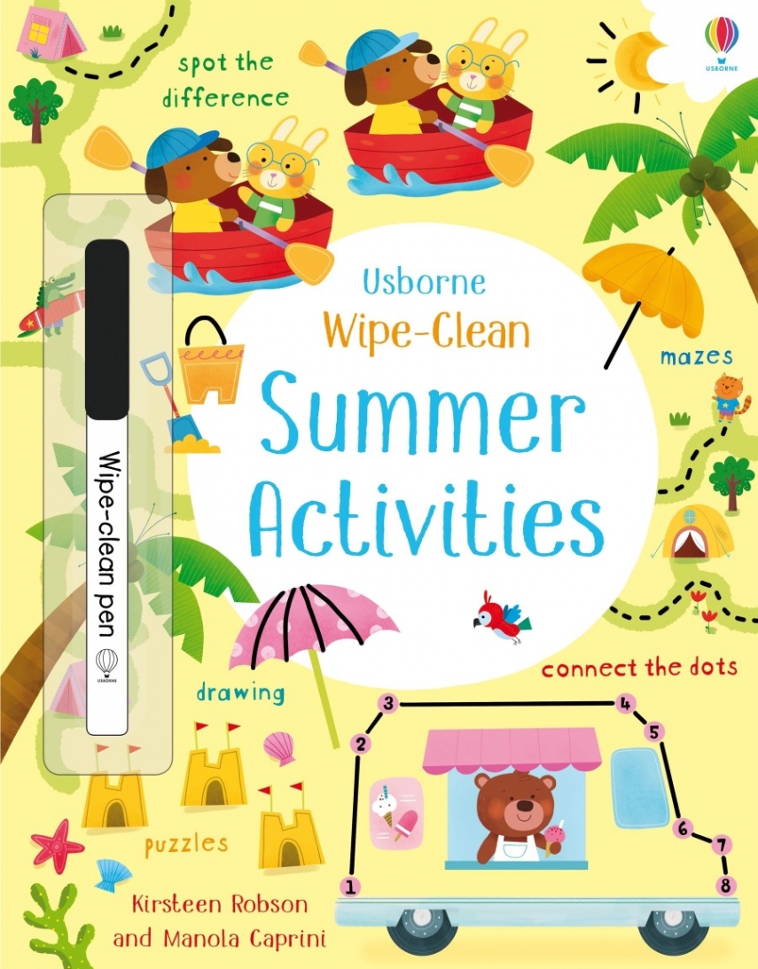 Robson Kirsteen Usborne Wipe-Clean Summer Activities 