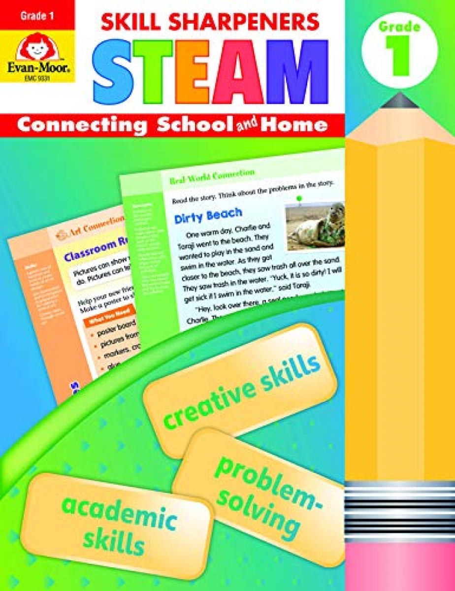 Skill Sharpeners STEAM Grade 1 Activity Book 