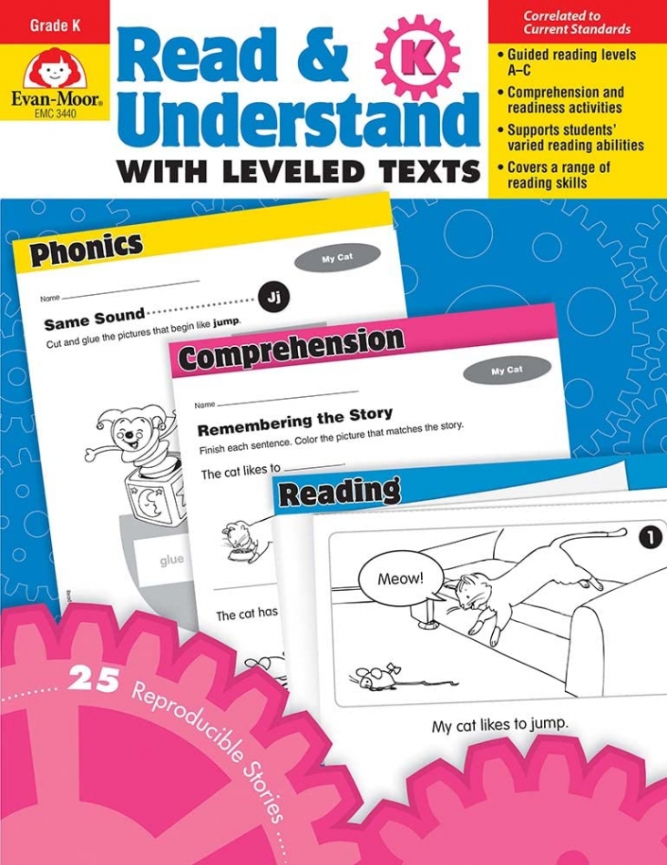 Read and Understand with Leveled Texts, Grade K - Teacher Reproducibles 