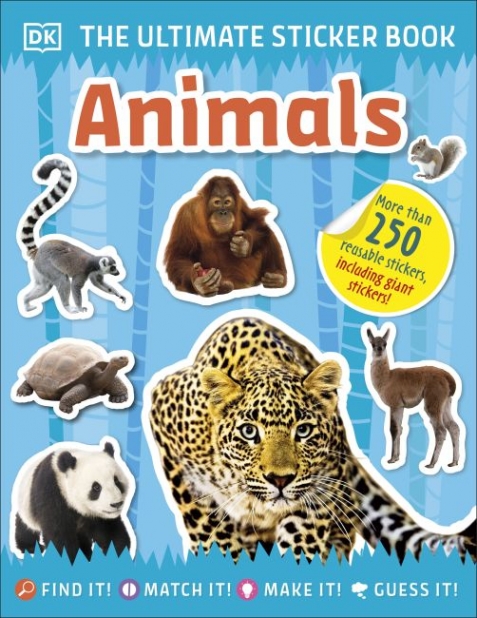 Ultimate Sticker Book: Animals 