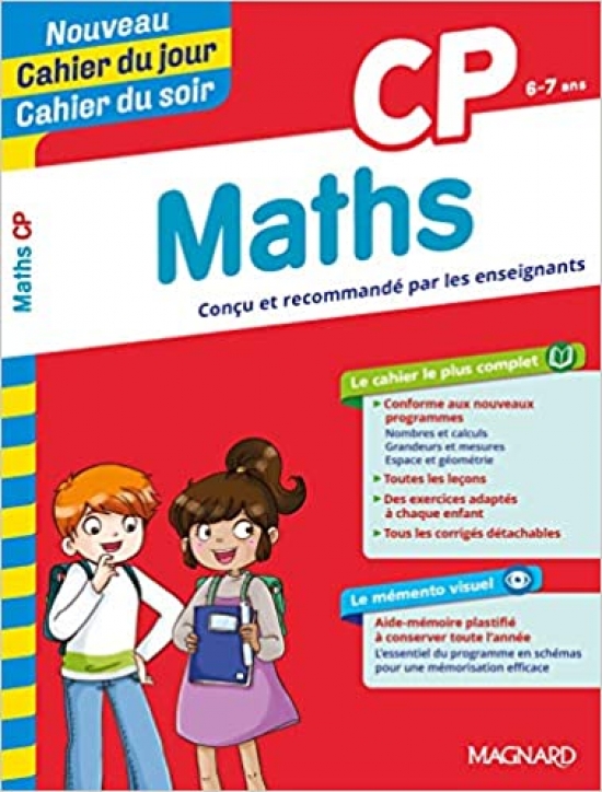 Collectif Cahier du jour/Cahier du soir Maths CP 