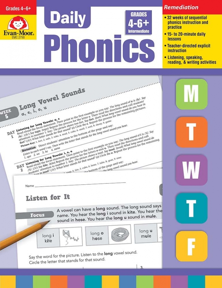Daily Phonics, Grades 4-6+   Teacher's Book 