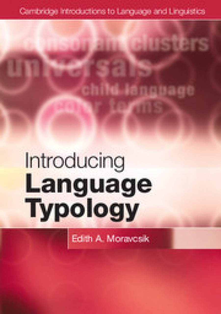 Edith A. Moravcsik Introducing Language Typology 