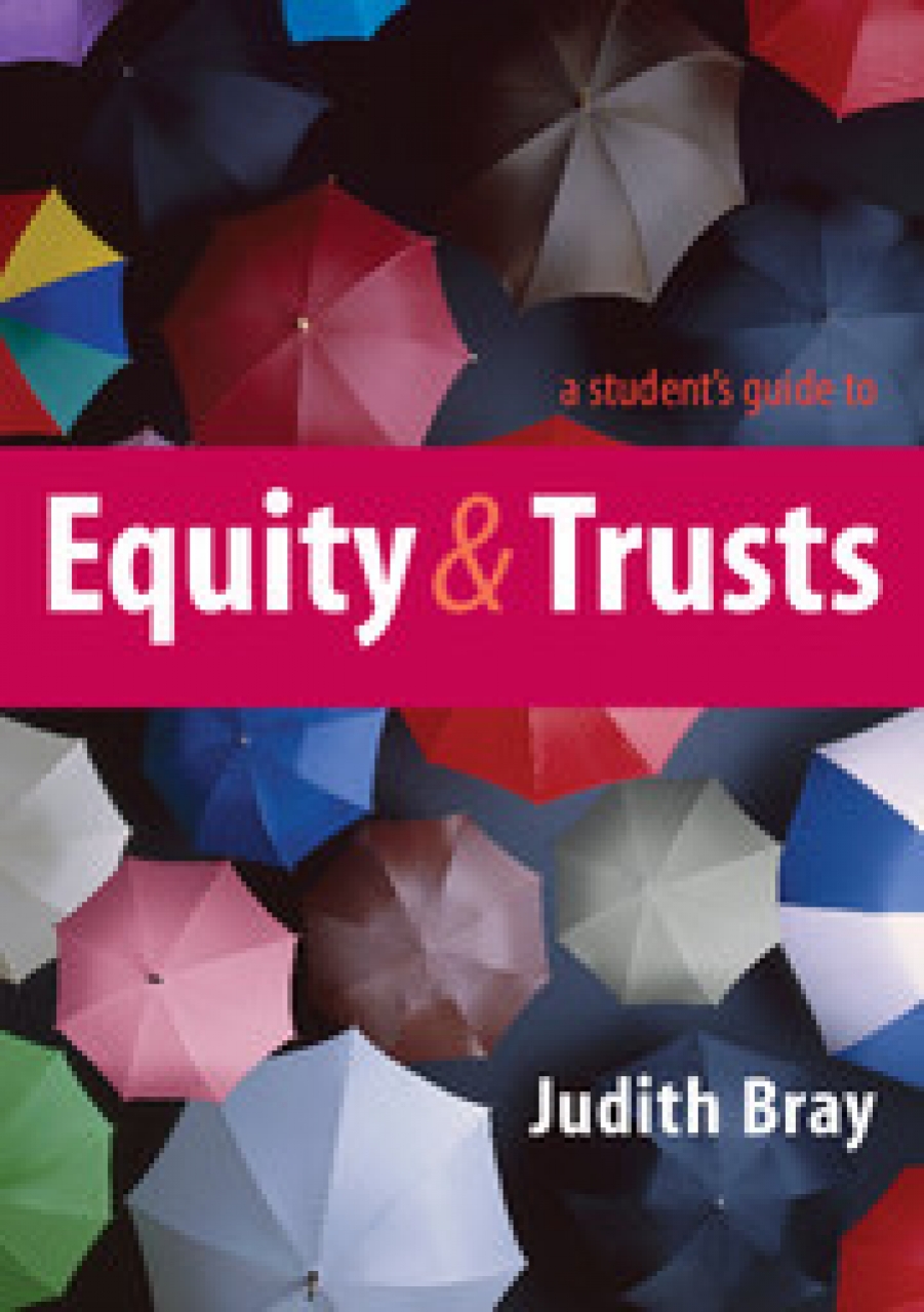 Judith Bray A Student's Guide to Equity and Trusts 