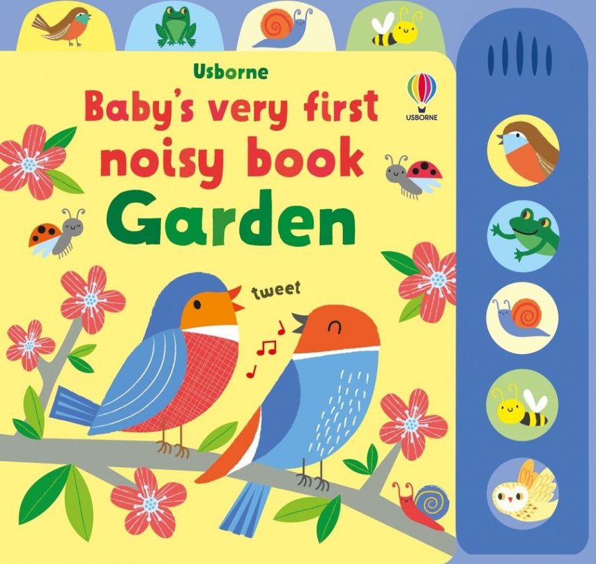 Fiona Watt Usborne Baby's Very First Noisy Book Garden 
