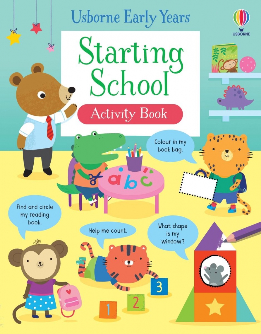 Jessica Greenwell Usborne Early Years Starting School Activity Book 