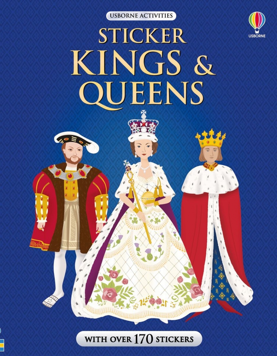 Usborne Activities Sticker Kings & Queens 