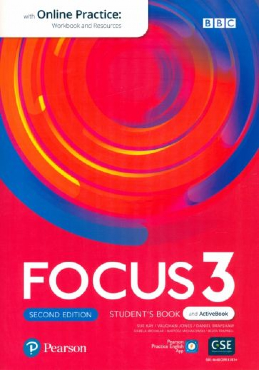 Kay Sue Focus 3. Student's Book. B1-B2+. + Active Book with Online Practice 