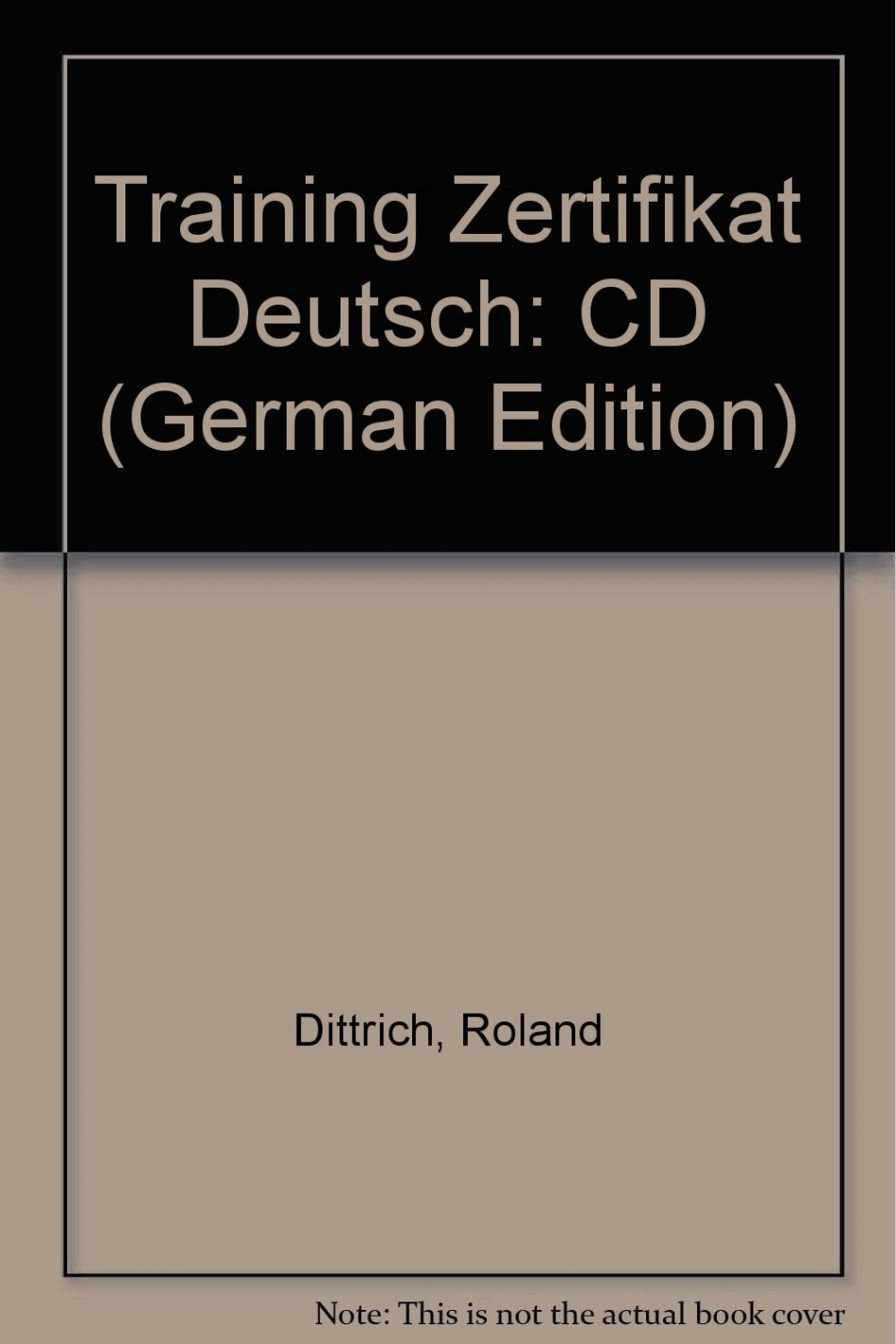 Training Zertifikat Deutsch, CD x2 