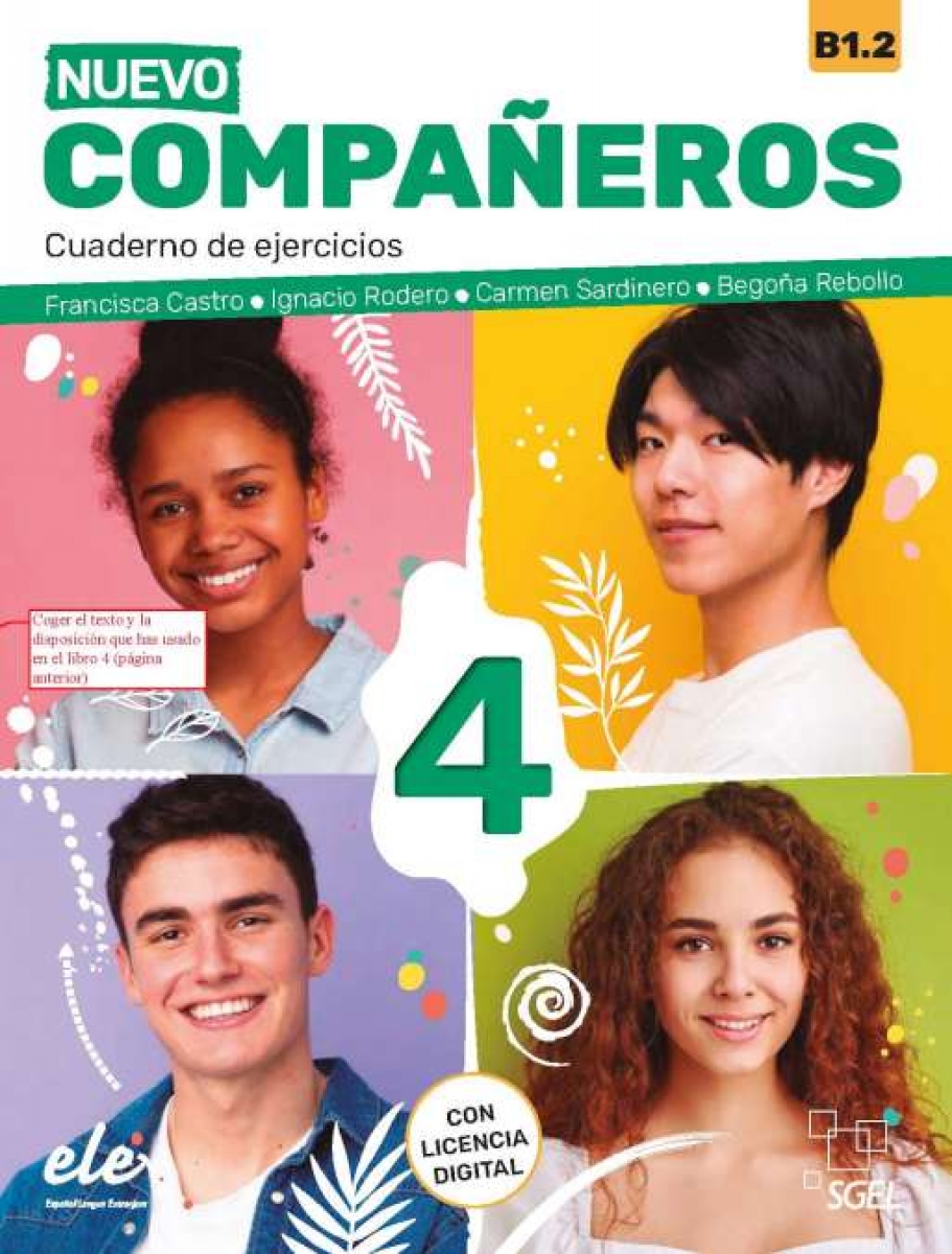 Castro Videz, Francisca et al. NUEVO Compaeros 4 Ed2021 - Cuaderno de ejercicios 
