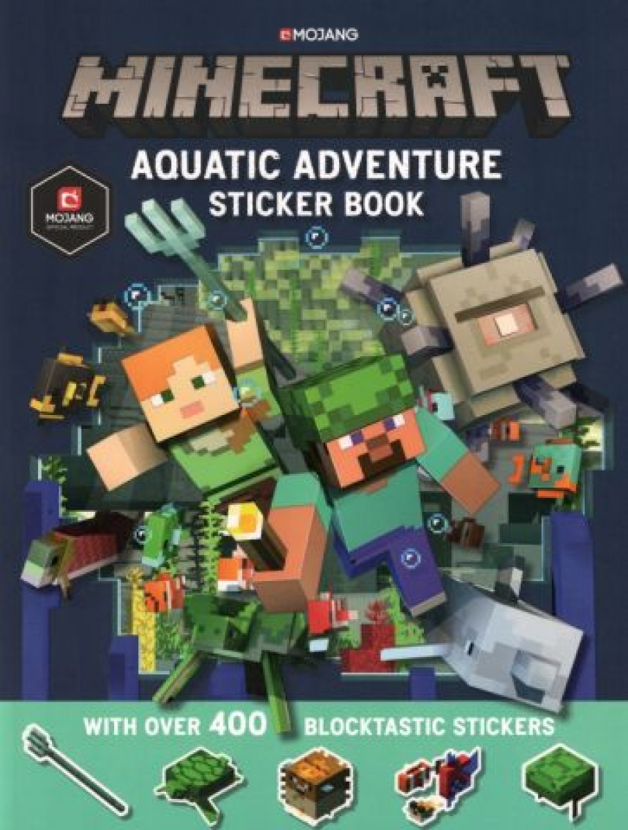 Mojang AB Minecraft Aquatic Adventure Sticker Book 