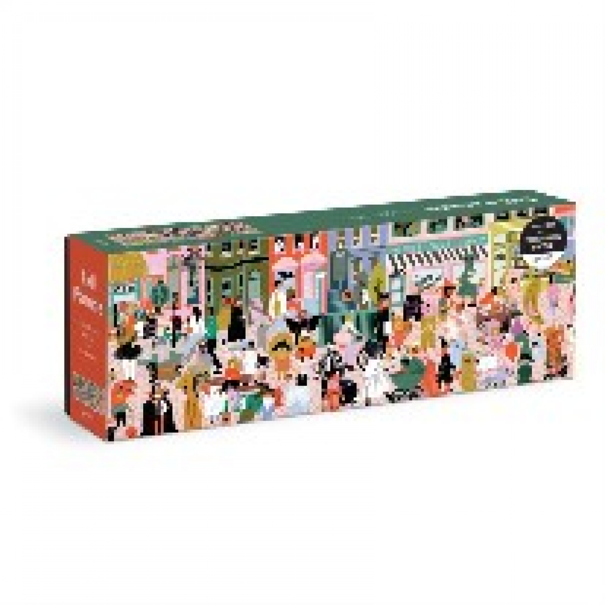 Galison, by (artist) Bethany Robertson Fall Parade 1000 Piece Panoramic Puzzle 