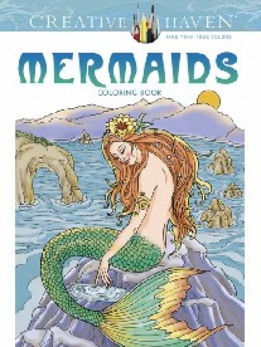 Lanza Barbara Creative Haven Mermaids Coloring Book 