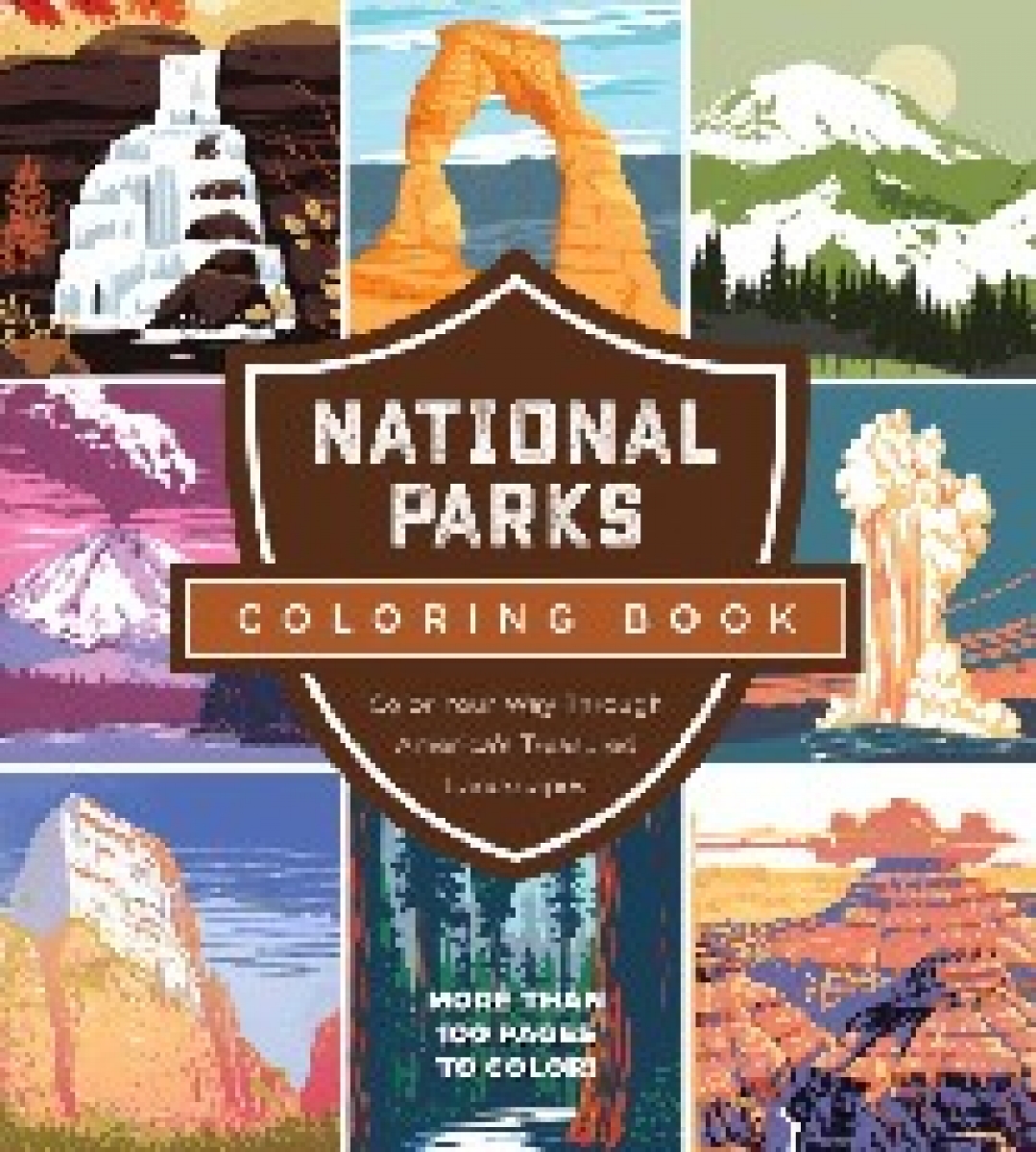 Editors of Chartwell Books National parks coloring book 