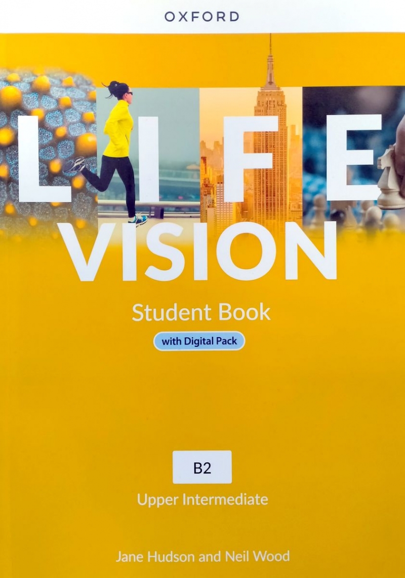 Jane Hudson Life Vision Upper-Intermediate Student Book with Digital Pack 
