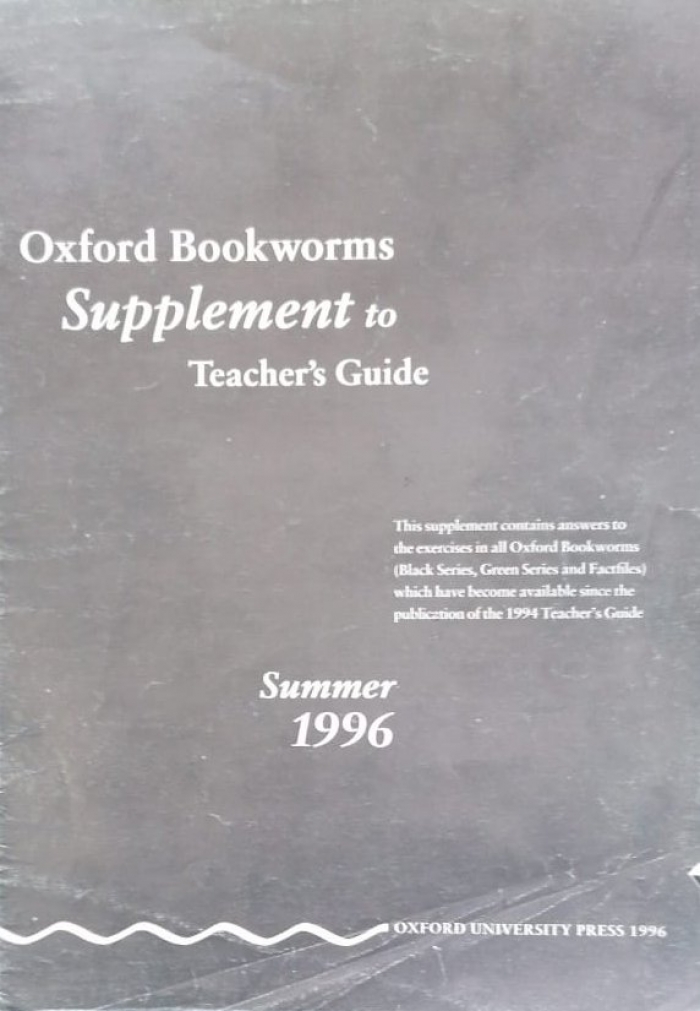 Oxford Bookworm Teacher's Guide Supplement 