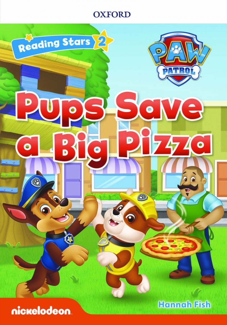 Hannah Fish Reading Stars 2 Pups Save a Big Pizza (PAW Patrol) 