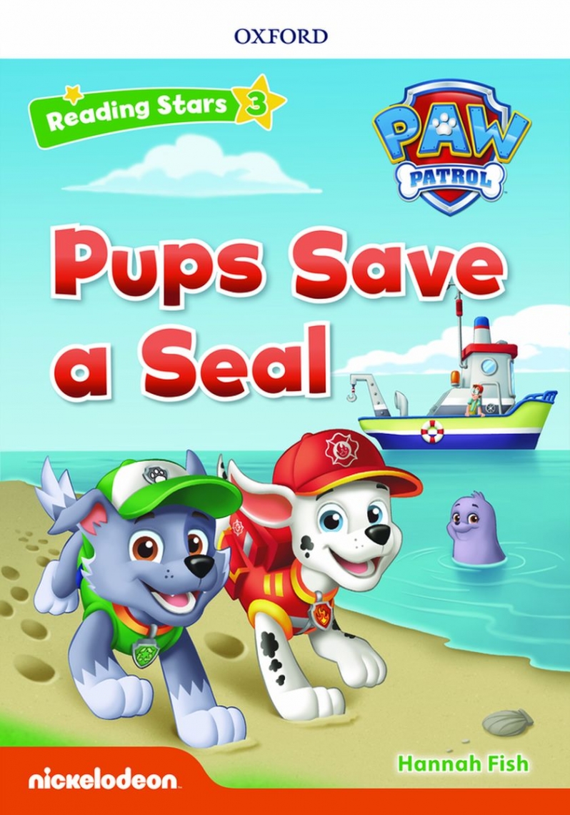 Hannah Fish Reading Stars 3 Pups Save a Seal (PAW Patrol) 