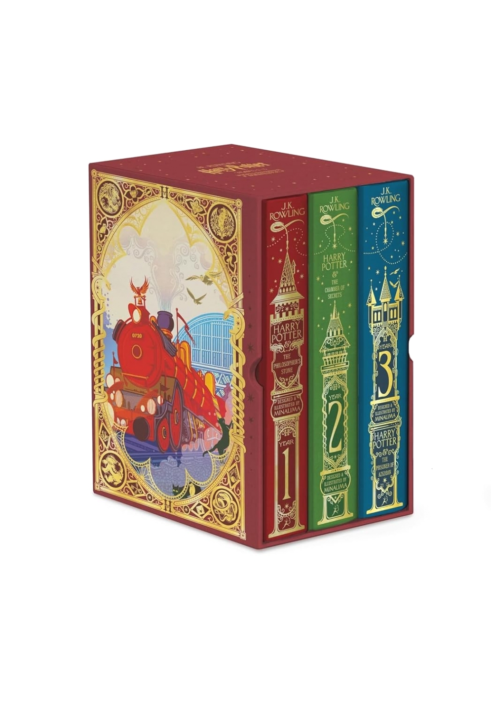 Rowling J.K. Harry potter 1-3 box set: minalima edition 