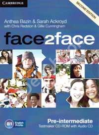 Chris Redston and Gillie Cunningham face2face. Pre-Intermediate. Testmaker CD-ROM and Audio CD (Second Edition) 