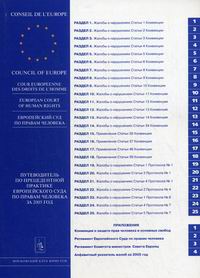 Путеводитель по прецедентной практике Европейского Суда по правам человека  за 2005 год 