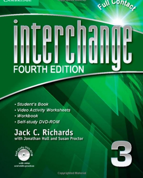 Jack C. Richards Interchange Fourth Edition 3 Full Contact with Self-study DVD-ROM 