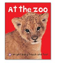 Roger, Priddy At the Zoo   board book 