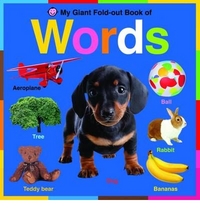 Roger, Priddy My Giant Fold-out Book of Words 