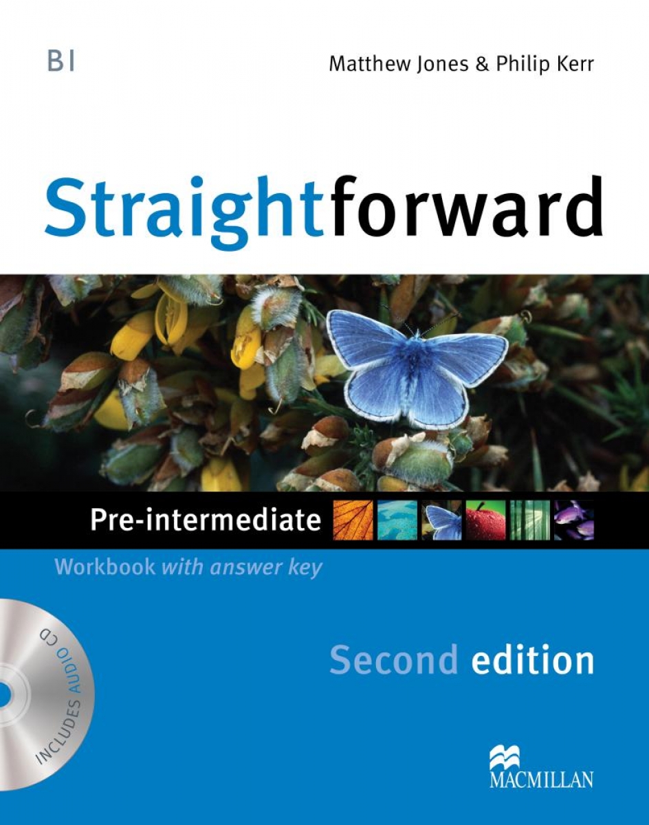 Matthew Jones Straightforward (Second Edition) Pre-Intermediate Workbook with Key + CD 