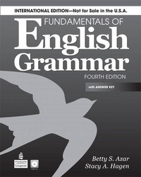 Betty Schrampfer Azar Fundamentals of English Grammar 4th Edition (Azar Grammar Series) Students Book with Answers plus CD 