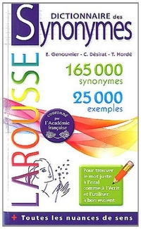 Emile Genouvrier Dictionnaire des synonymes Larousse 