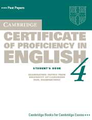 Cambridge Certificate of Proficiency in English 4 Student's Book 