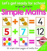 Roger, Priddy Let's Get Ready for School: Simple Maths (age 4+) 