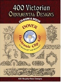 Knight F. 408 Victorian Ornamental Designs CD-ROM and Book 