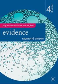 Raymond, Emson Evidence 4 Ed # # 