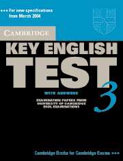 Cambridge Key English Test 3 Student's Book with Answers 