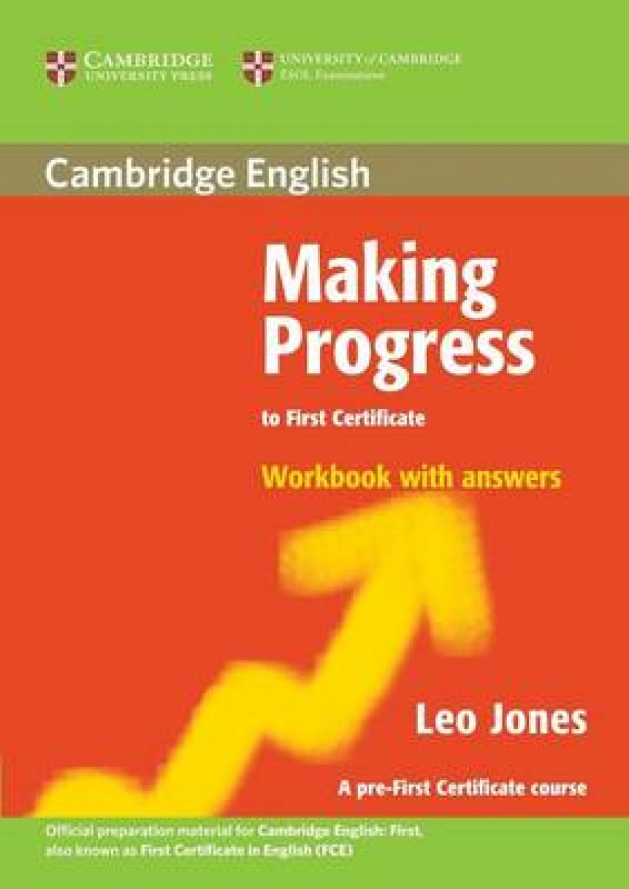 Leo Jones Making Progress to First Certificate Workbook with Answers 