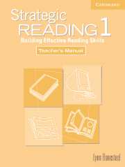 Bonesteel Strategic Reading 1 Teacher's Manual 