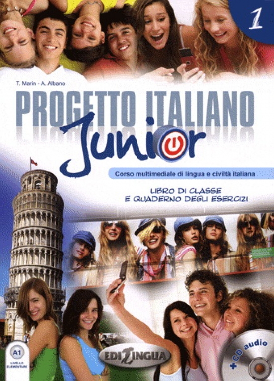 T. Marin - A. Albano Progetto italiano Junior 1 (Libro di classe & Quaderno degli esercizi) + CD audio 