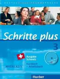 Schritte plus 3. Ausgabe Schweiz. Kursbuch + Arbeitsbuch 