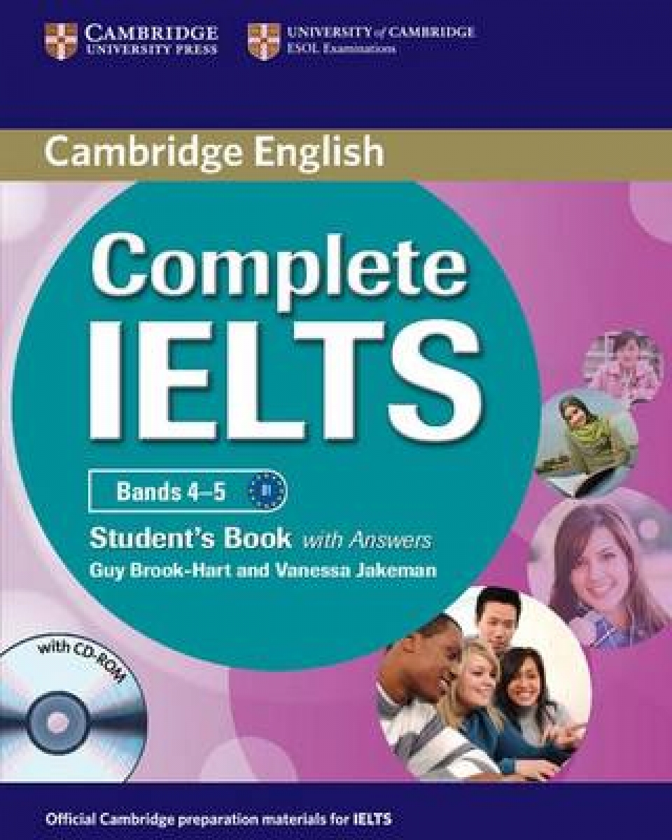 Guy Brook-Hart, Vanessa Jakeman Complete IELTS Bands 4-5 Student's Book with answers with CD-ROM 