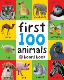 Roger, Priddy First 100 Soft to Touch Animals (board book) 