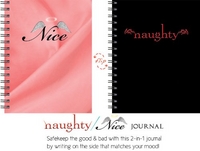 Piccadilly Naughty/Nice Spiral Journal Medium 