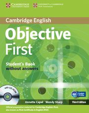 Annette Capel, Wendy Sharp Objective First 3rd Edition Teacher's Book with Teacher's Resources Audio CD/ CD-ROM 