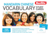Berlitz Mandarin Chinese Vocabulary Study Cards (1000 cards) 