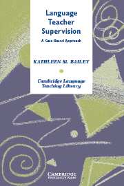 Kathleen M. Bailey Language Teacher Supervision 